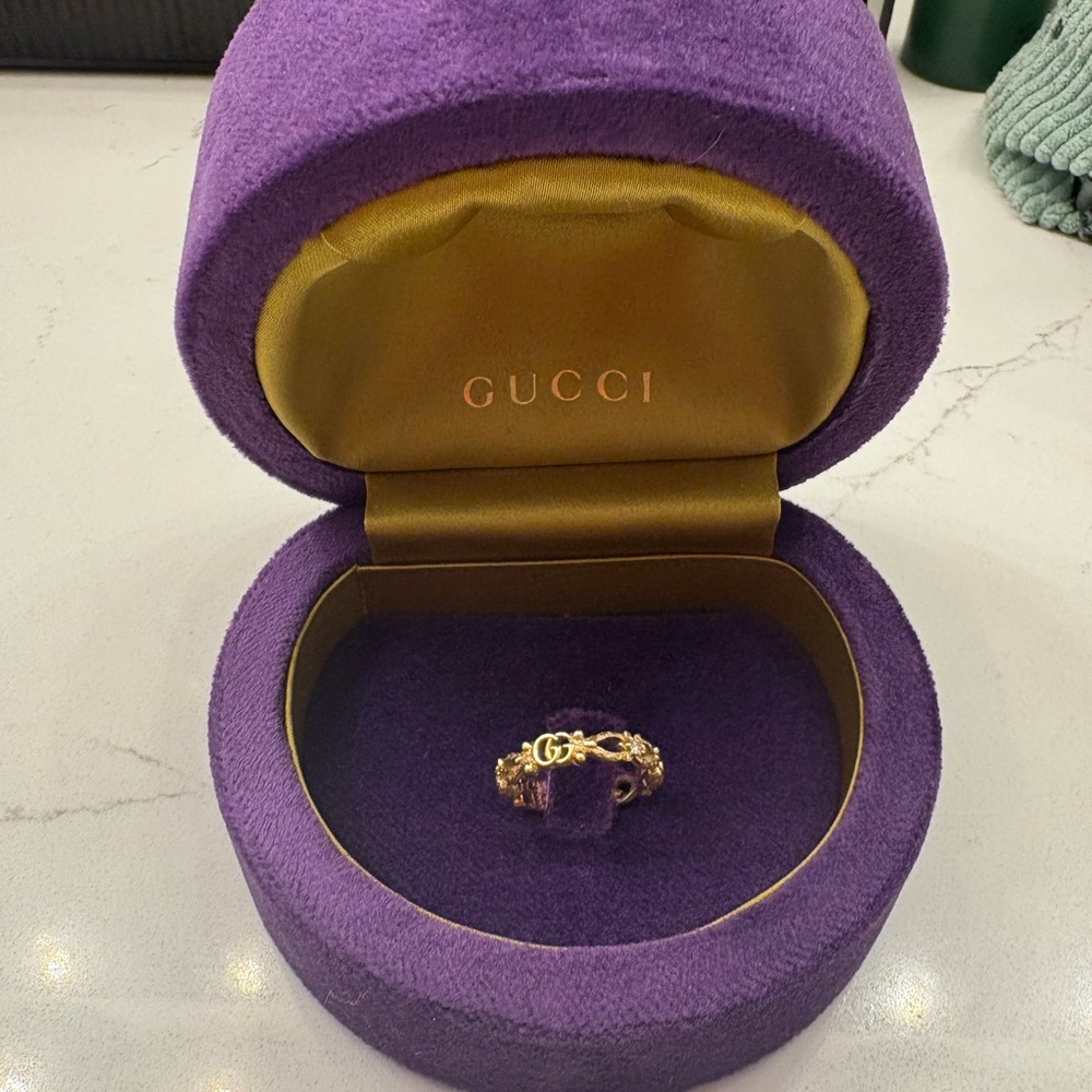18k gold Gucci Flora Ring
